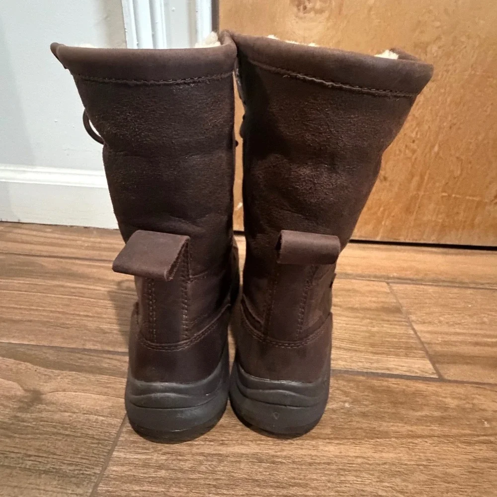 UGG Adirondack III Waterproof Stout Brown Leather Winter Boots Women 6.5